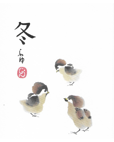 Card La Plume - NG025 Chicks