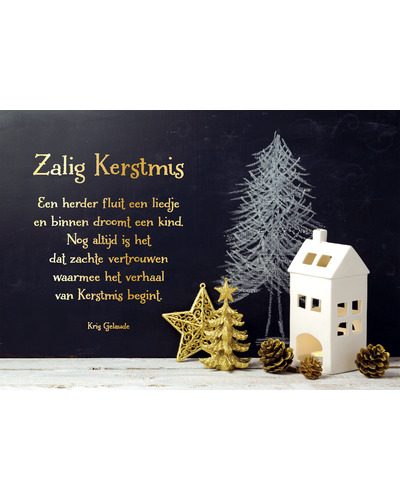 Kaart UM - DYN24/110 Zalig Kerstmis