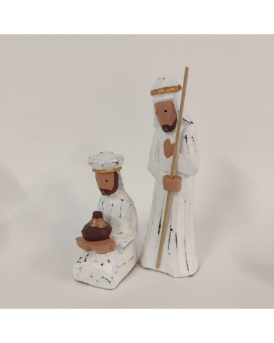 La Com - PK402 Crèche en bois peint