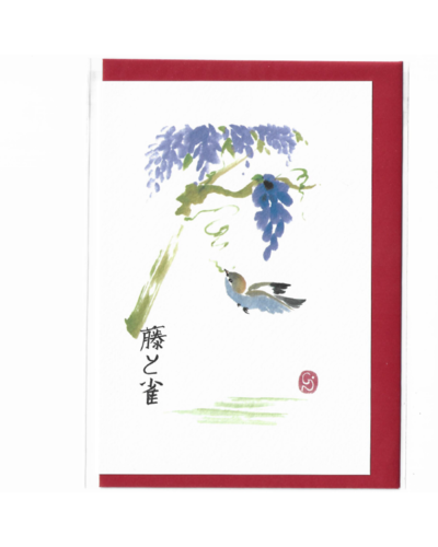 Kaart La Plume - NG021 Mus en blauwregen
