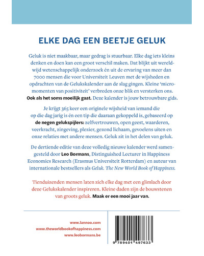 Een jaar vol geluk 2025 scheurkalender