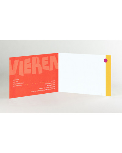 Kaart Symposion -Altijd iets te vieren