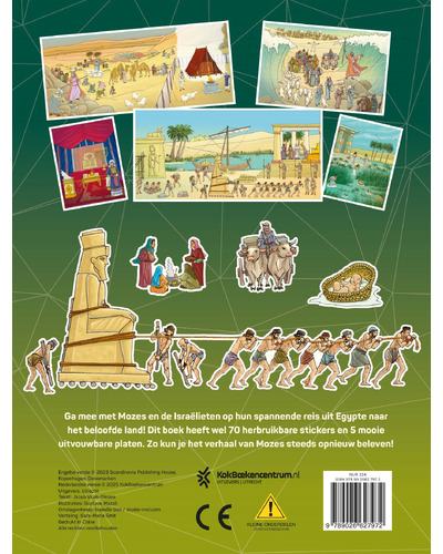 Het verhaal van Mozes -Stickerboek