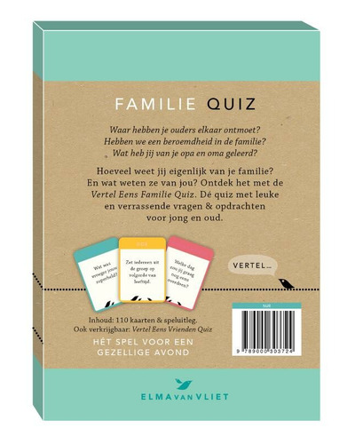 Vertel eens familie quiz