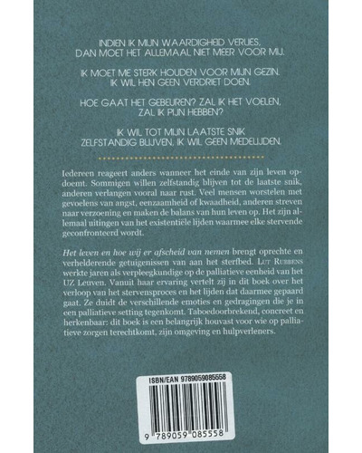 Het leven en hoe wij er afscheid van nemen