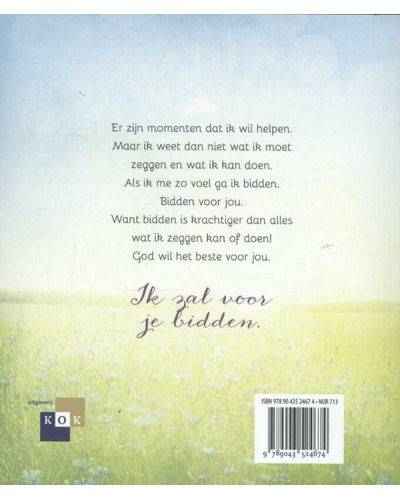 Ik zal voor je bidden