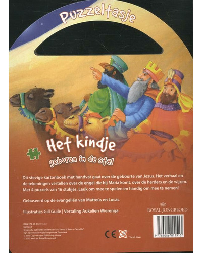 Het kindje geboren in de stal