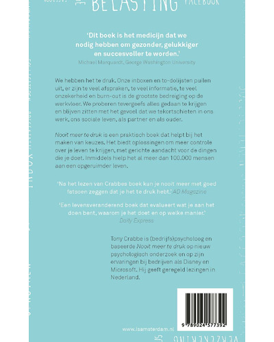 Nooit meer te druk
