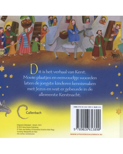 Liggend in een kribbe