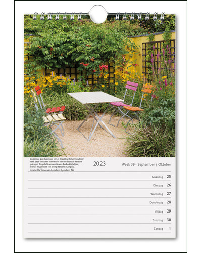 B&B - Weekkalender 2023 Tuinen