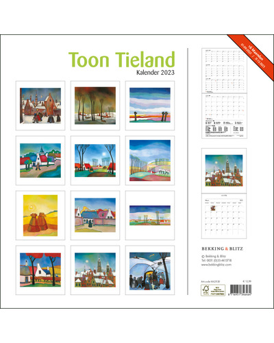 B&B - Maandkalender 2023 Toon Tieland