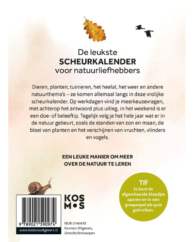 Natuur scheurkalender 2023