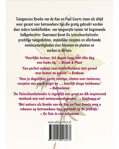 De tuinkalender - scheurkalender 2023