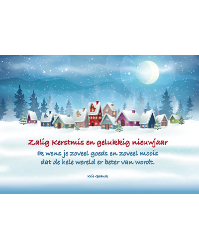 Kaart UM - DYN25/201 Zalig Kerstmis ...