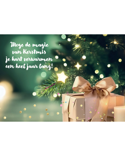 Kaart UM - DYN25/303 Moge de magie van Kerstmis