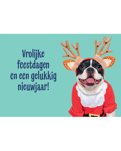 Kaart UM - YN25/104 Vrolijke feestdagen