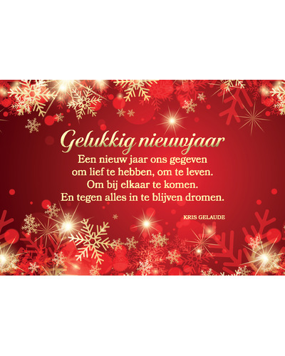 Kaart UM - YN25/113 Gelukkig Nieuwjaar