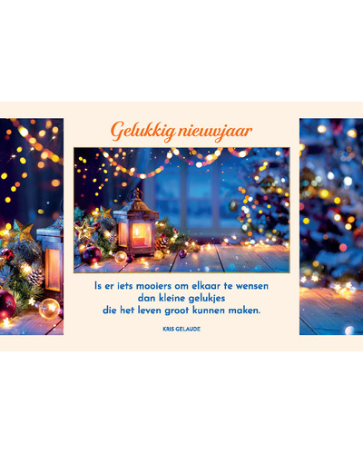Kaart UM - YN25/111 Gelukkig Nieuwjaar