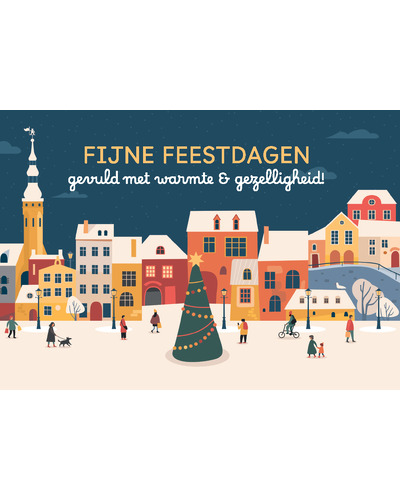 Kaart UM - DYN25/307 Fijne Feestdagen