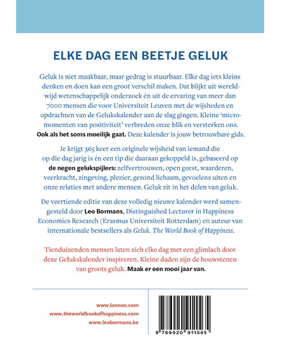 Een jaar vol geluk 2026 Scheurkalender