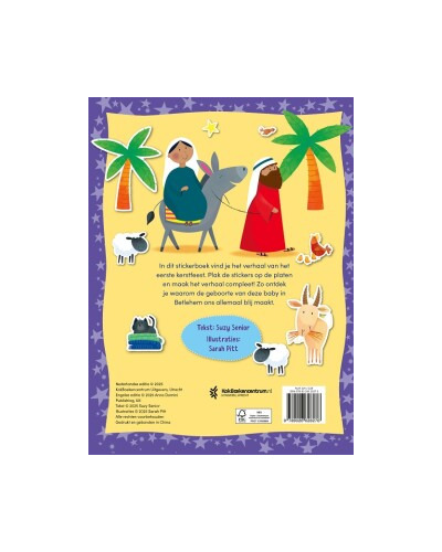 Het vrolijke kerstfeest stickerboek