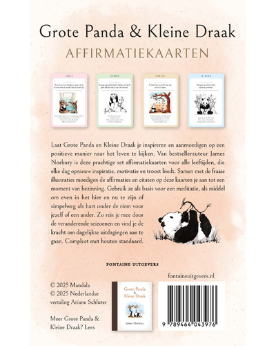 Grote Panda & Kleine Draak - affermatiekaarten
