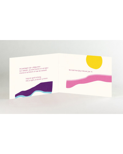 Kaart Symposion - Wandel heerlijk je nieuwe jaar..