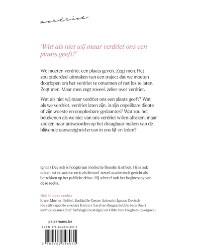 Een kleine filosifie van grote emoties - verdriet