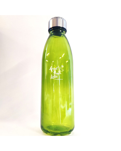 CBC - Glass drink bottle, green