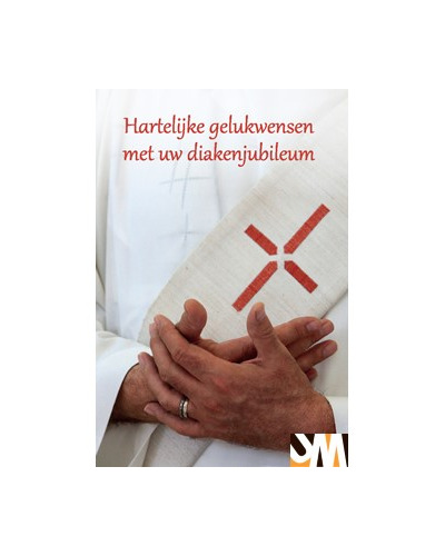 Kaart UM - DYR25/101 Gelukwensen diakenjubleum