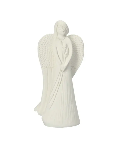 Bel-Art - Angel with corn imitation porcelain 13 c