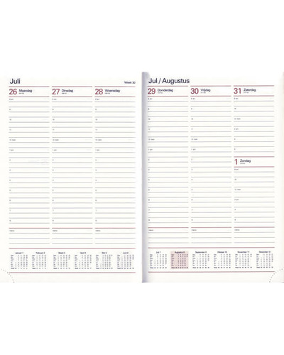 B&B - Combi agenda groot week 2027 B&B - Combi agenda groot week 2027