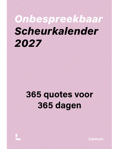 Onbespreekbaar - scheurkalender 2027 Onbespreekbaar - scheurkalender 2027